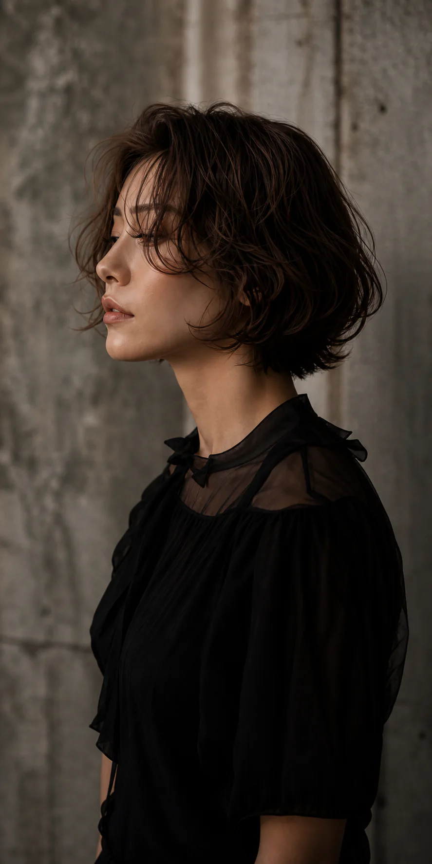 ショートヘアスタイル